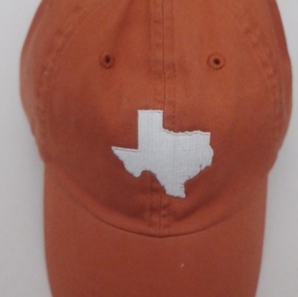 Texas adjustable baseball hat orange with State of Texas Embordered in white new - Picture 13 of 13